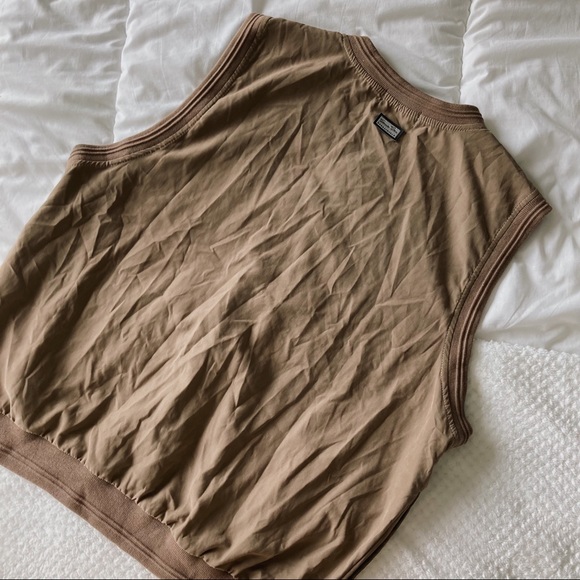 Vintage Mens beige vest 🦉 - Picture 3 of 5